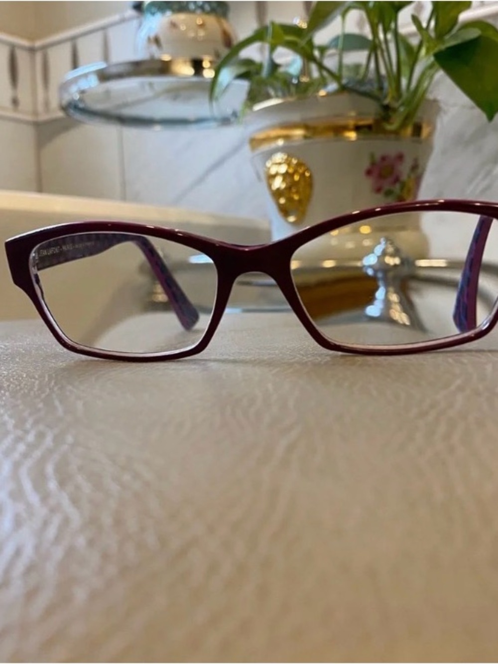 Rare Jean Lafont Eyeglasses Frames, LIN 744, Excellent, Made in France, Purple
